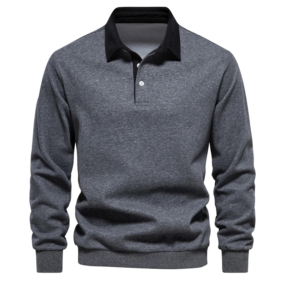 Andrew Collins Polo Collar Sweater