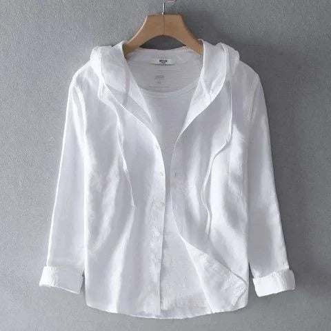NOVA LINEN HOODIE