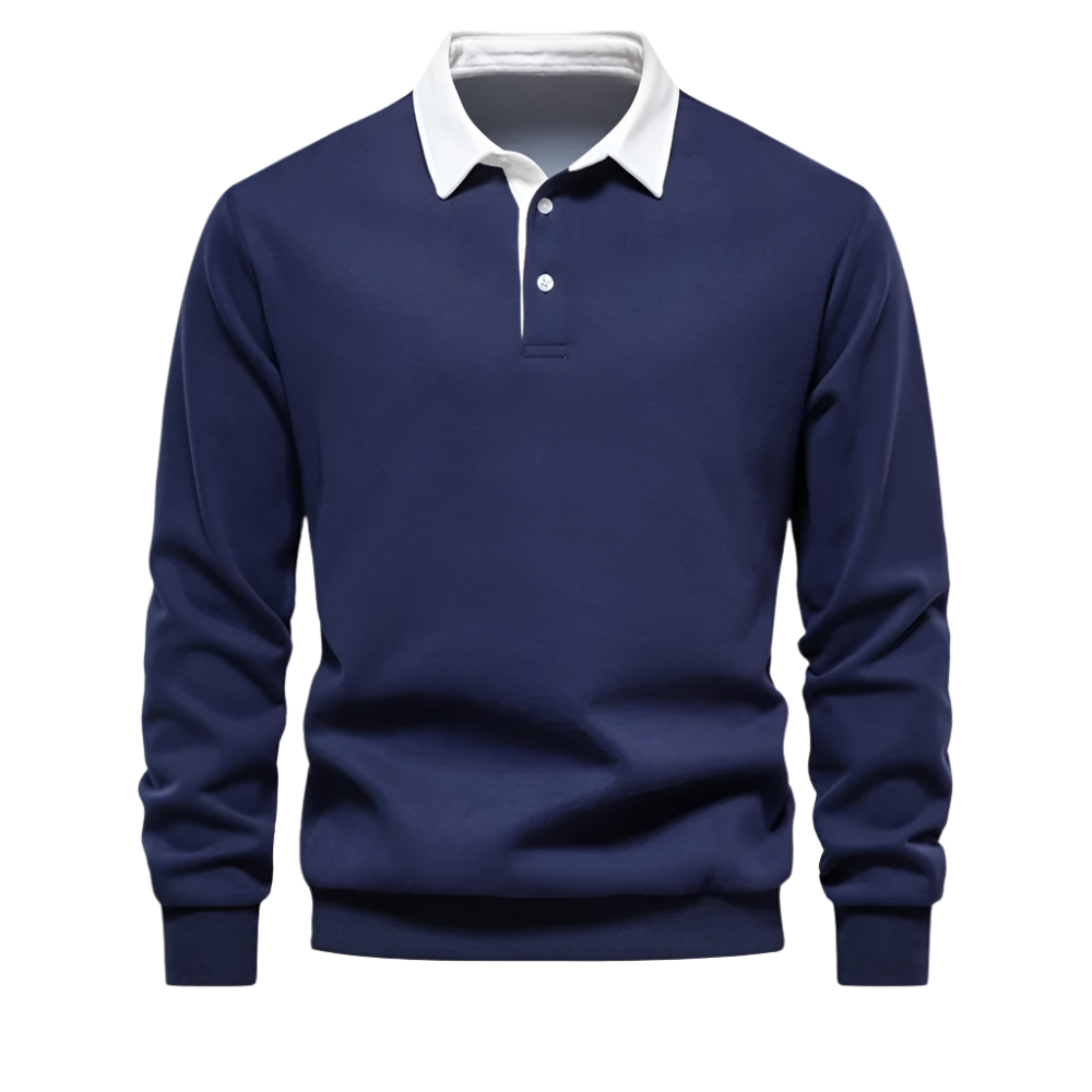 Andrew Collins Polo Collar Sweater
