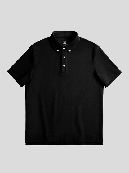 BreezeLuxe Breathable Piqué Short Sleeve Polo