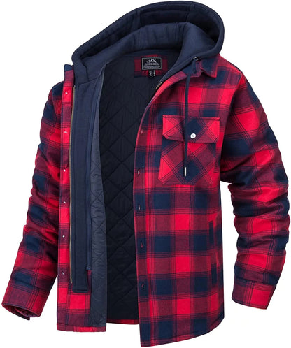 Harry Jacket | Flannel with Removable Hood