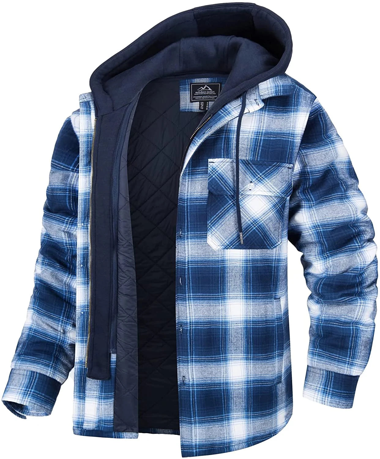 Harry Jacket | Flannel with Removable Hood