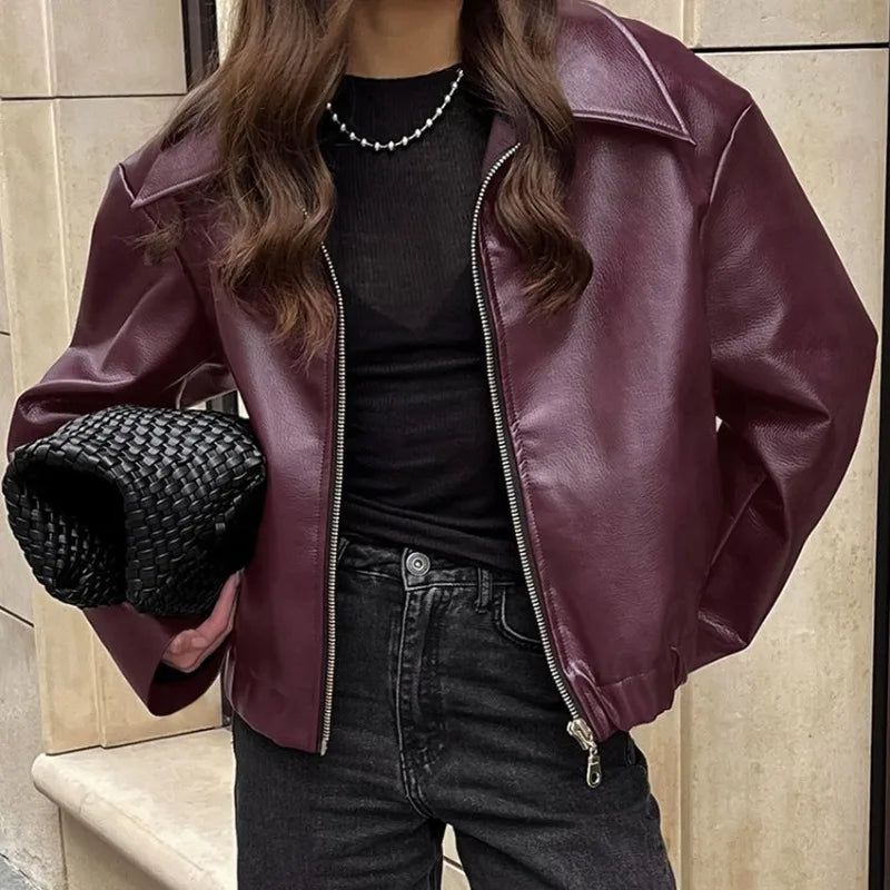 Emmy Jacket - Burgundy