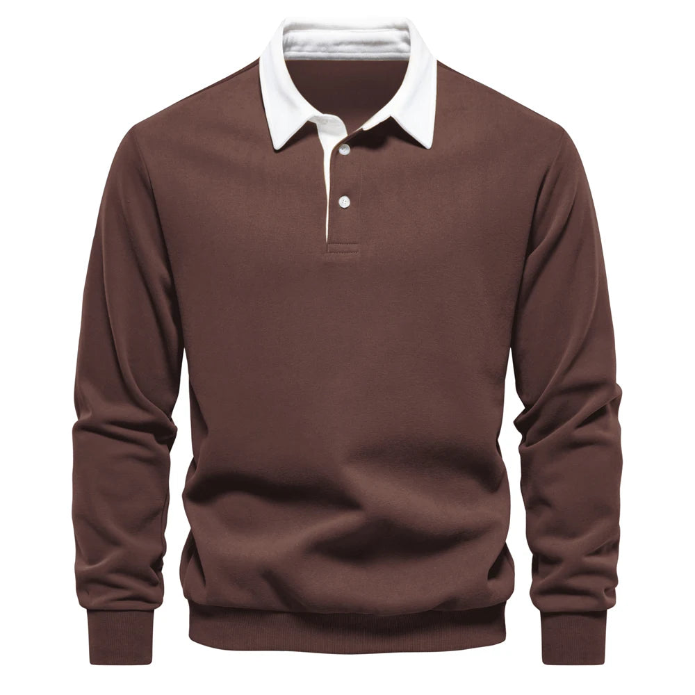 Andrew Collins Polo Collar Sweater