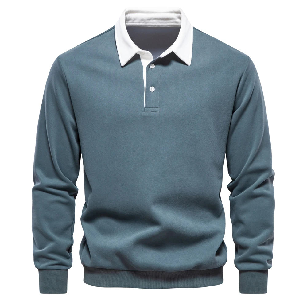 Andrew Collins Polo Collar Sweater