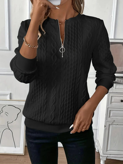 Sweater with Zipper