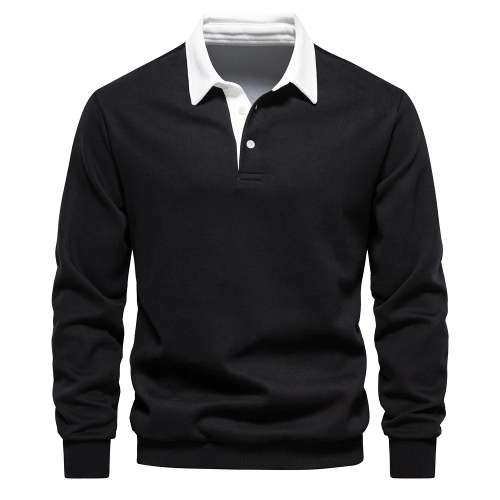 Andrew Collins Polo Collar Sweater