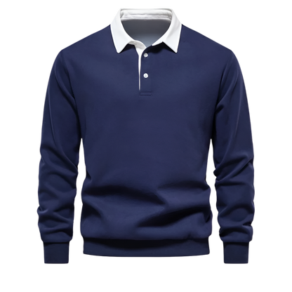 Andrew Collins Polo Collar Sweater
