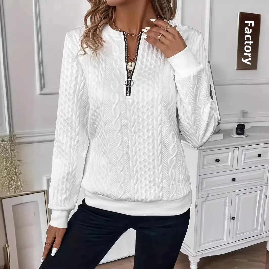 Sweater with Zipper