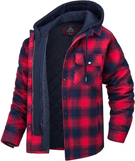 Harry Jacket | Flannel with Removable Hood