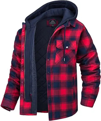 Harry Jacket | Flannel with Removable Hood
