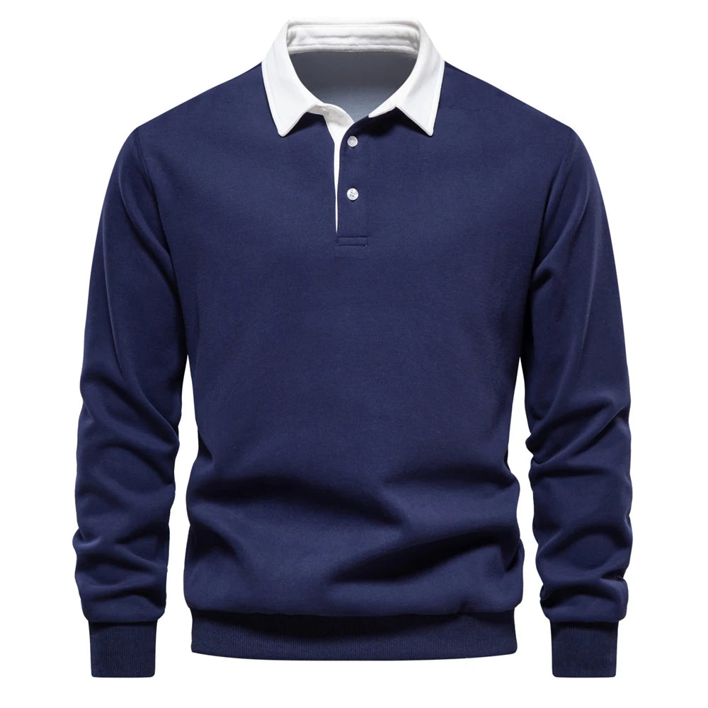 Andrew Collins Polo Collar Sweater
