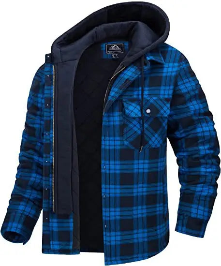 Harry Jacket | Flannel with Removable Hood