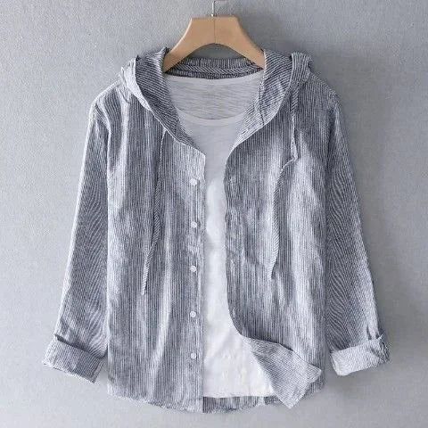 NOVA LINEN HOODIE