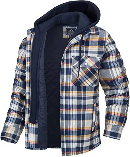 Harry Jacket | Flannel with Removable Hood