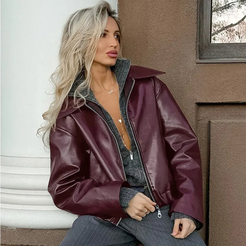 Emmy Jacket - Burgundy