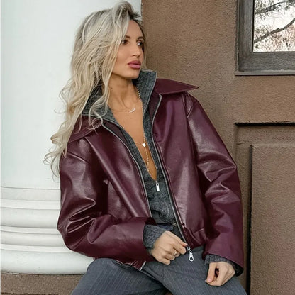 Emmy Jacket - Burgundy
