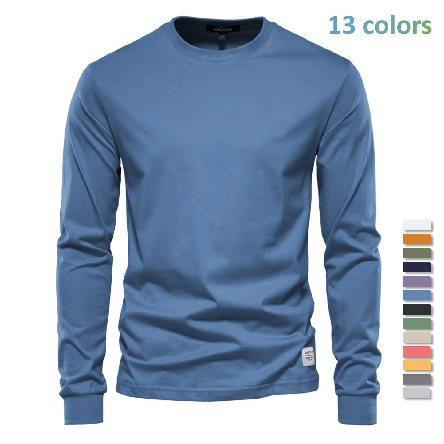 Nico Cotton Long Sleeve Crew Neck